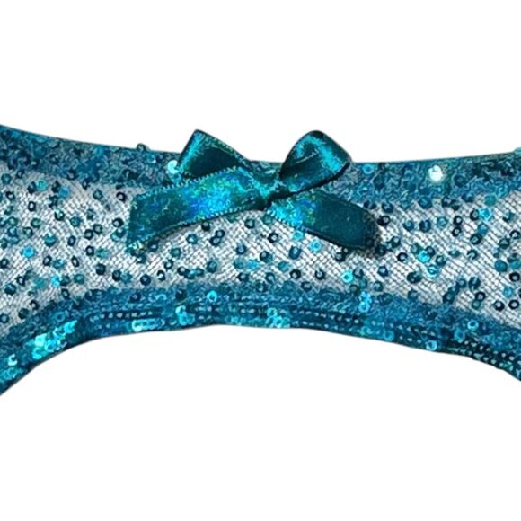 Agent Provocateur Soirée Czarinah Blue Sequin Suspender Garter - Picture 5 of 12